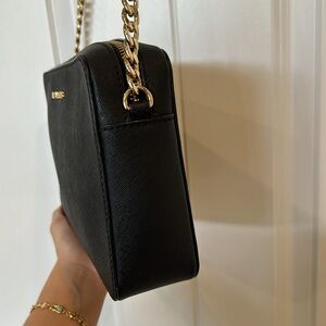 Michael Kora Black Crossbody Bag